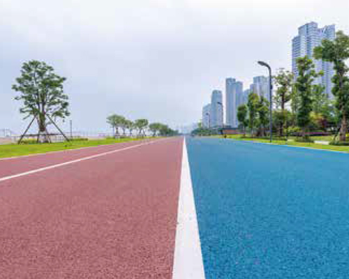 彩色瀝青路面/原生態(tài)露骨料地坪